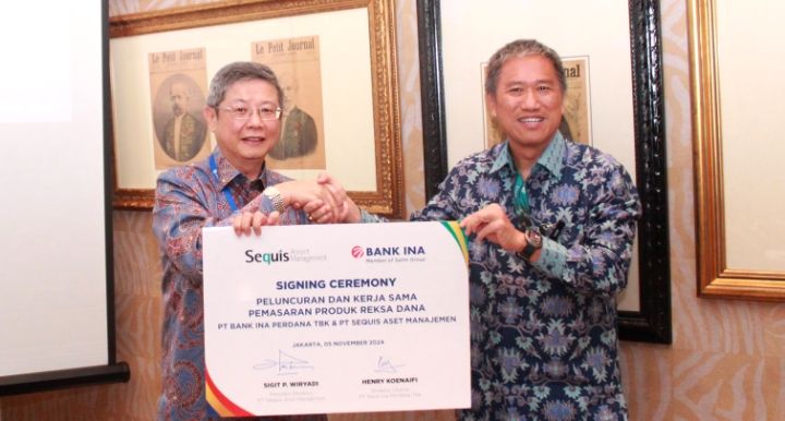Kerja Sama Pemasaran Produk Reksa Dana: Bank INA dan Sequis Aset Manajemen
