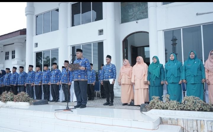 Pemkab Asahan Gelar Upacara Peringatan HUT Ke 53 KORPRI Tahun 2024