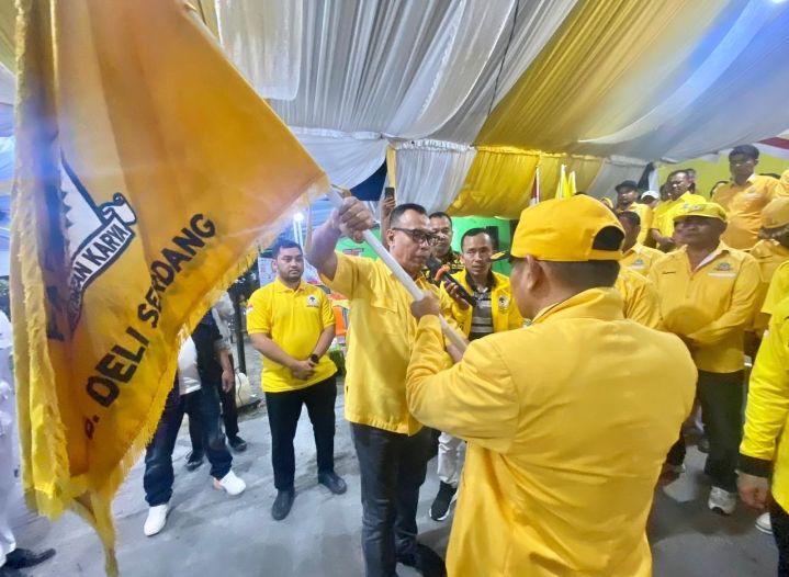 Menangkan Aci-Lomlom, H. Hamdani Syahputra Lantik Dua Pengurus Kecamatan