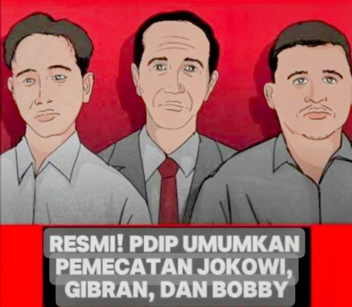 Megawati Resmi Pecat Jokowi Gibran Bobby Dari PDIP!