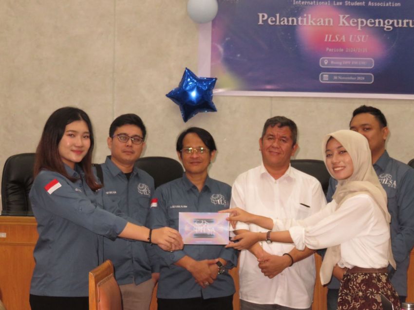 ILSA USU Lantik Kepengurusan Baru untuk Periode 2024-2025