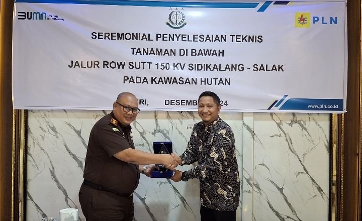 Jelang Nataru, Teknis Pembayaran ROW SUTT 150 kV Sidikalang - Salak Pada Kawasan Hutan Dituntaskan PLN UIP SBU