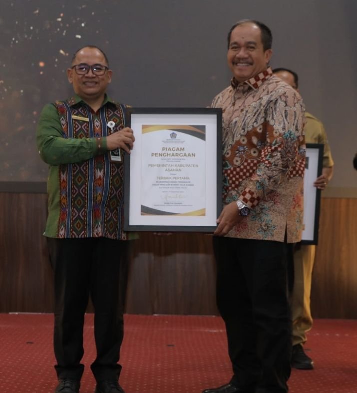 Pemkab Asahan Raih Peringkat I Penilaian Barang Milik Daerah Pada Kekayaan Negara Awards 2024