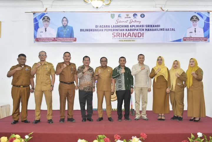 Pemkab Madina Launching Aplikasi Srikandi, Ini Pesan Bupati Sukhairi Nasution