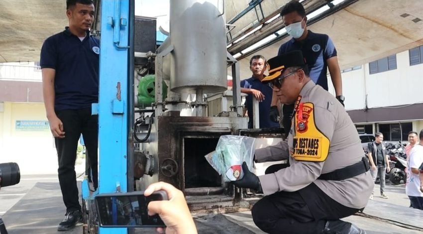 Musnahkan Sabu 24.095,31 Gram dan Ekstasi 69.426 Butir Polrestabes Medan Selamatkan 314.183 Jiwa