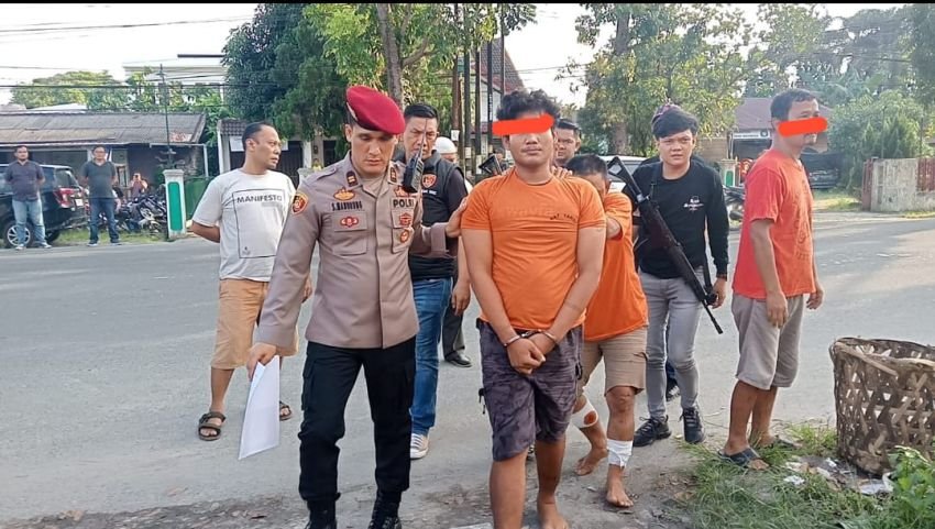 Mencoba Melawan Petugas Seorang Pelaku 3C Diberi Tindakan Tegas Terukur.