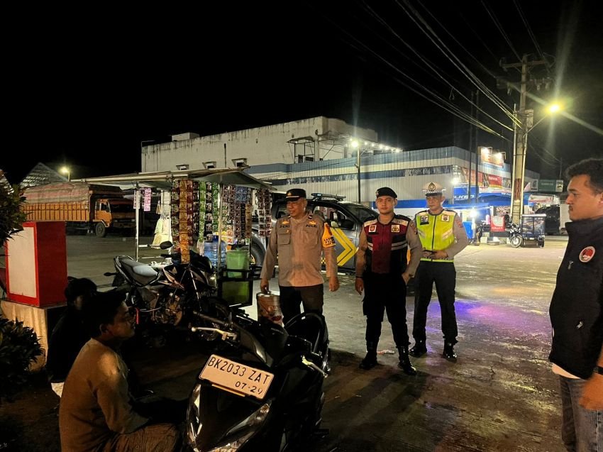 Polres Labusel Gelar Patroli Rutin, Polisi Tidak Temukan Komunitas Geng Motor di Labusel