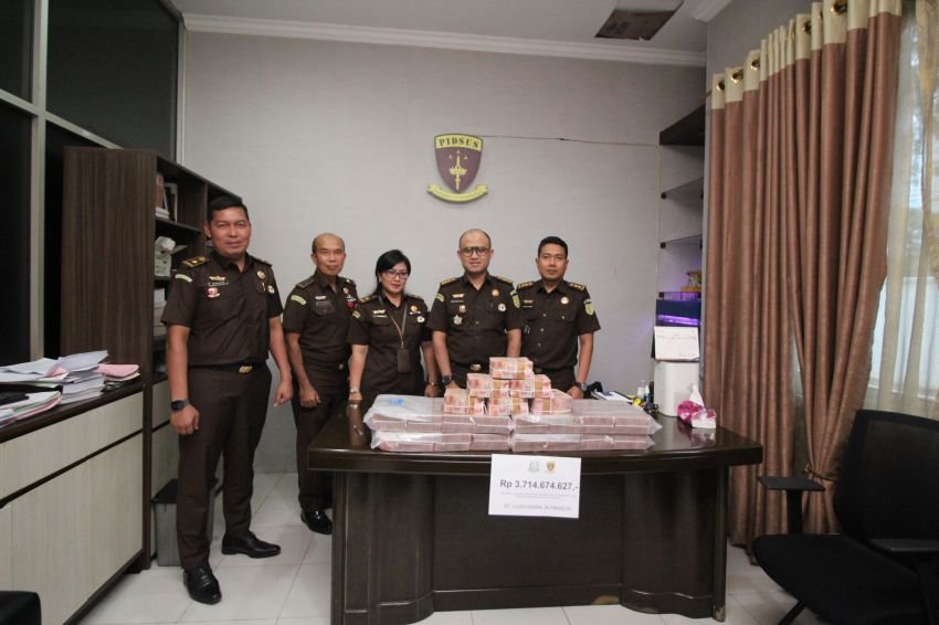 Tim Penyidik Pidsus Terima Pengembalian Kerugian Negara  Rp3,7 M Lebih dari Perkara Dugaan Korupsi Smart AirPort Bandara Kualanamu