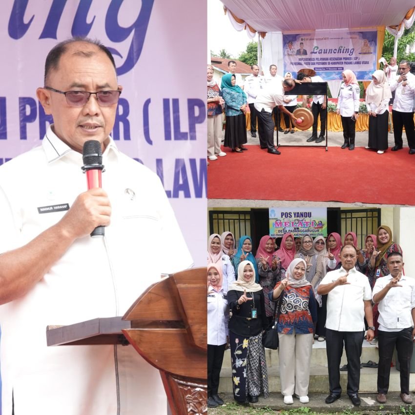 Kabupaten Paluta Luncurkan Implementasi Pelayanan Kesehatan Primer, Pj Sekda Makmur Harahap : Demi kemudahan akses serta pelayanan kesehatan