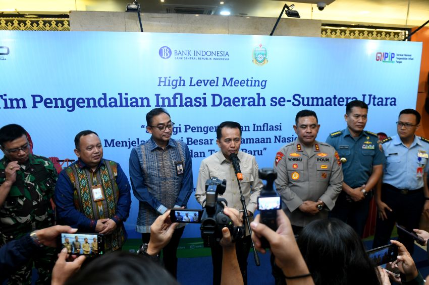 Pj Gubernur Agus Fatoni Sampaikan Enam Kesepakatan HLM TPID 2024 se-Sumut