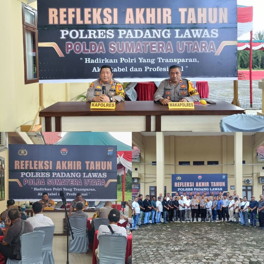 Polres Palas Refleksi Akhir Tahun 2024, AKBP Diari Astetika Harapkan Kolaborasi Masyarakat dan Para Jurnalis
