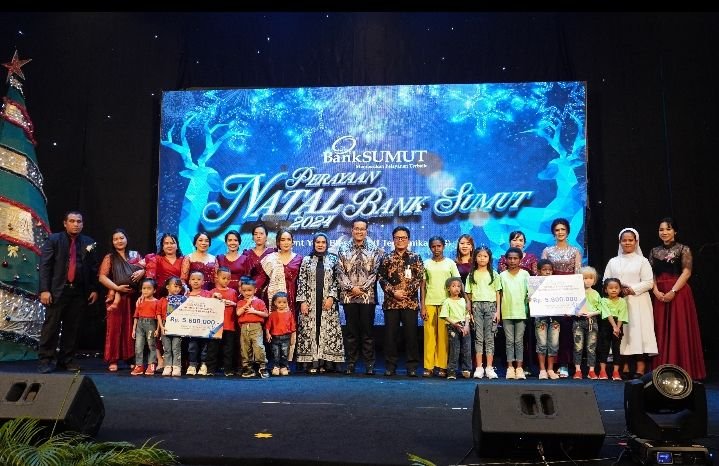 Dirut Bank Sumut: Jadikan Sukacita Natal untuk Kontribusi Positif bagi Perusahaan