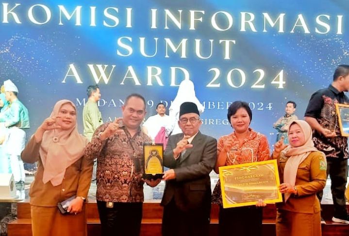 Pemkab Simalungun Raih Penghargaan Informatif Award 2024