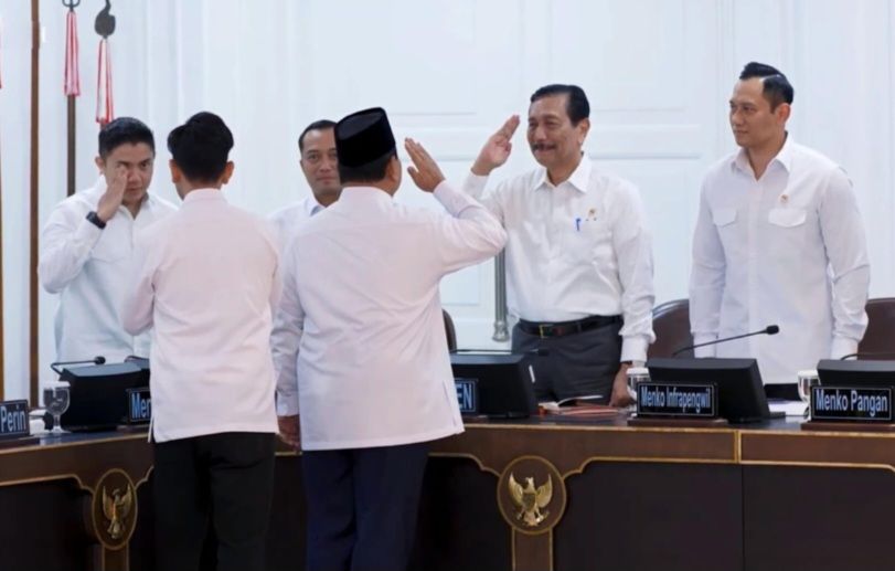 Presiden Prabowo Pimpin Sidang Kabinet Paripurna di Istana Kepresidenan
