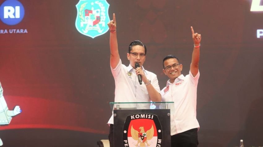 Hasil Pleno Rekapitulasi KPU : Rico Waas-Zakiyuddin Menang di Pilwalkot Medan 2024