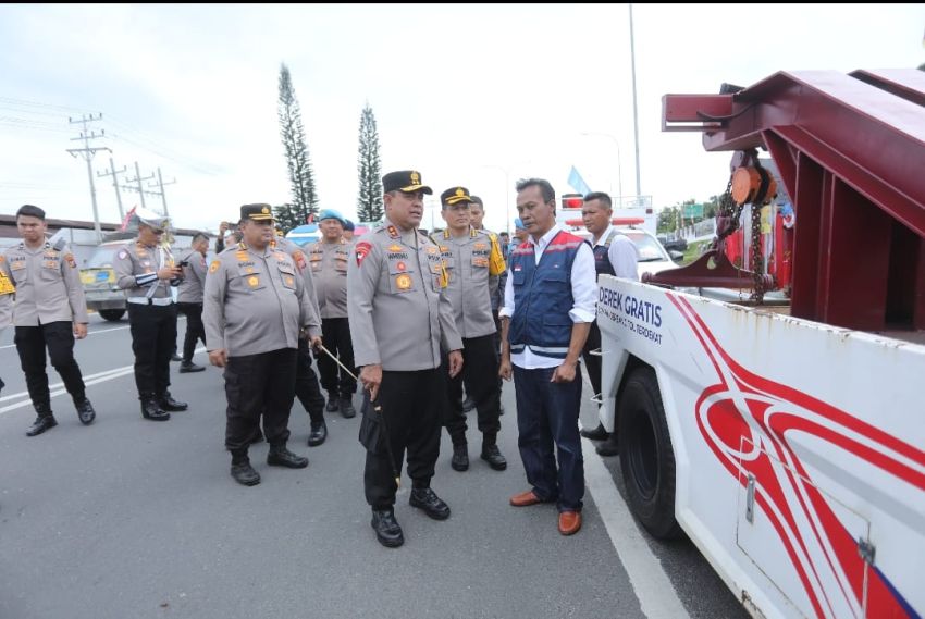 Lonjakan Arus Kendaraan di Perbatasan Sumut Jelang Libur Nataru