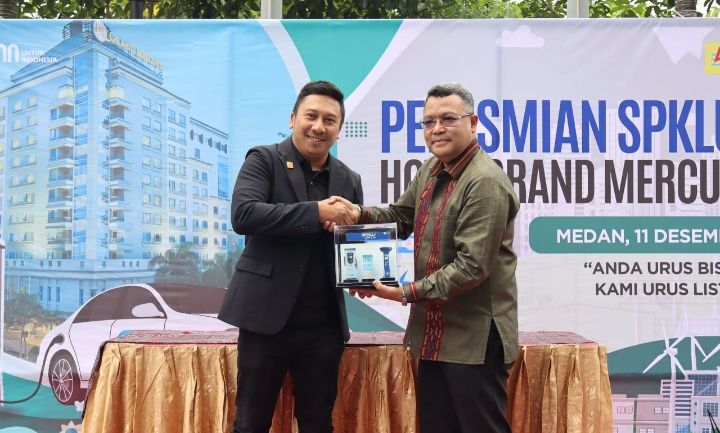 Sambut Libur Nataru, PLN UID Sumut Kembali Resmikan &ldquo;SPKLU in Hotel&rdquo; di Medan