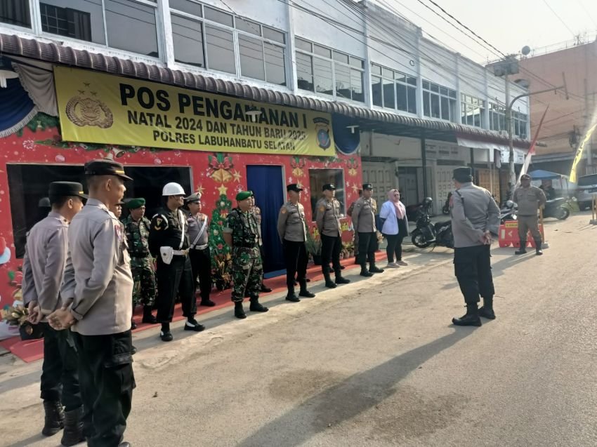 Kapolres Labusel Sampaikan 7 Arahan kepada Petugas Pos Pam