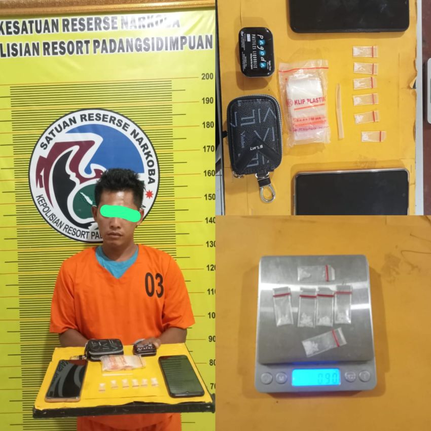 Polres Padangsidimpuan Berhasil Amankan Pengedar Narkoba saat di Angkot, AKBP Dr Wira apresiasi masyarakat yang proaktif