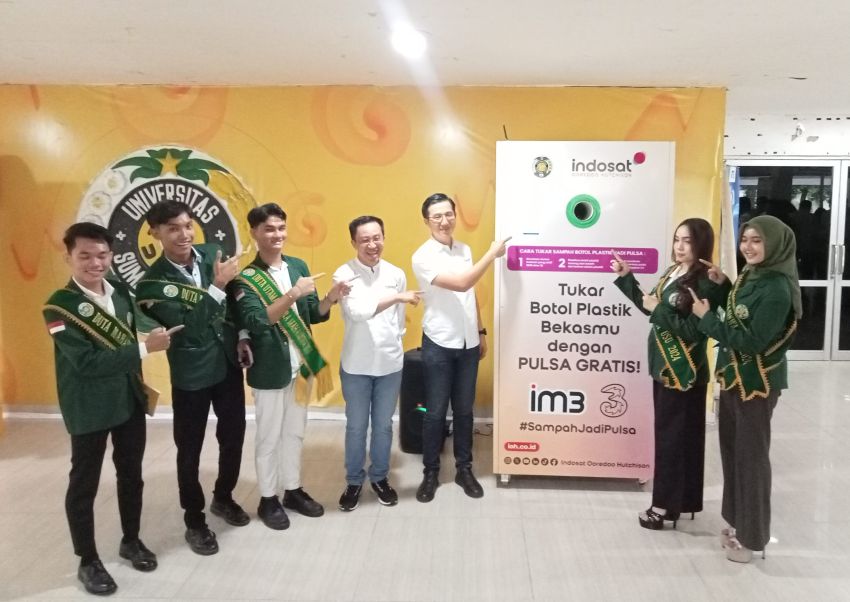 Indosat Ooredoo Hutchison Gandeng USU Guna Luncurkan Program CSR &ldquo;Sampah Jadi Pulsa&rdquo;