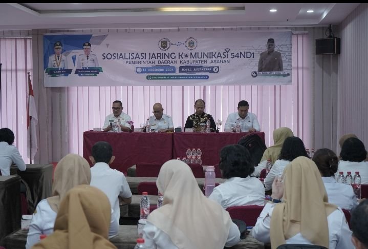 Asisten Perekonomian dan Pembangunan Buka Sosialisasi Jaring Komunikasi Sandi Pemkab Asahan