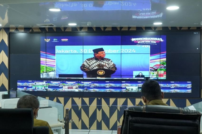 Bobby Nasution Ikuti Musrenbangnas RPJMN 2025-2029 lewat Vertual