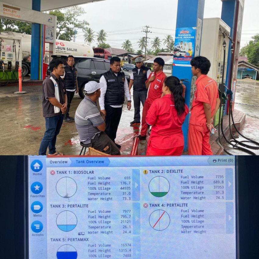Monitoring Ketersediaan BBM di Wilayah Polres Padangsidimpuan Jelang Natal dan Tahun Baru 2024