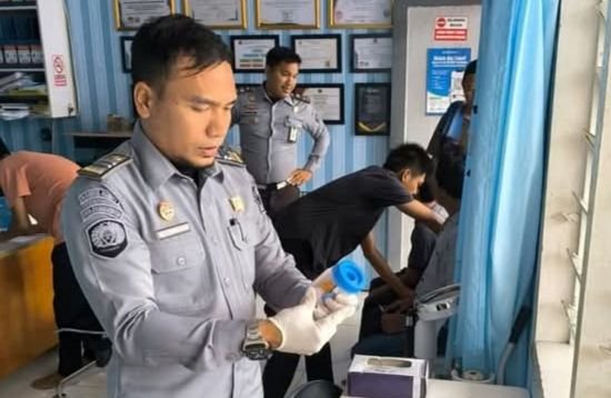 10 WB Test Urin, Wujud Nyata Lapas Padangsidimpuan Dukung Program Menteri IMIPAS