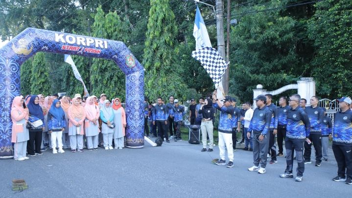 DPK Korpri Kabupaten Asahan Gerak Jalan Santai