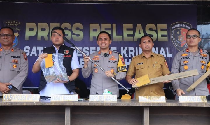 Penangkapan Gemot, Pemuda Belasan Tahun Diamankan Jatanras Polres Asahan