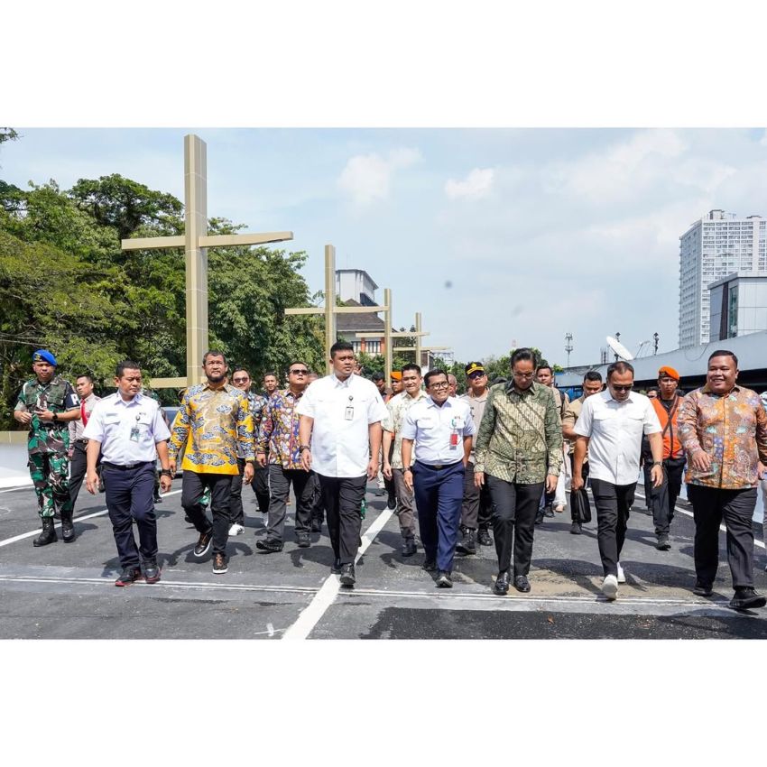 Overpass Rusak Saat Keriuhan Malam Tahun Baru, Bobby Nasution Minta Warga Jaga Fasum