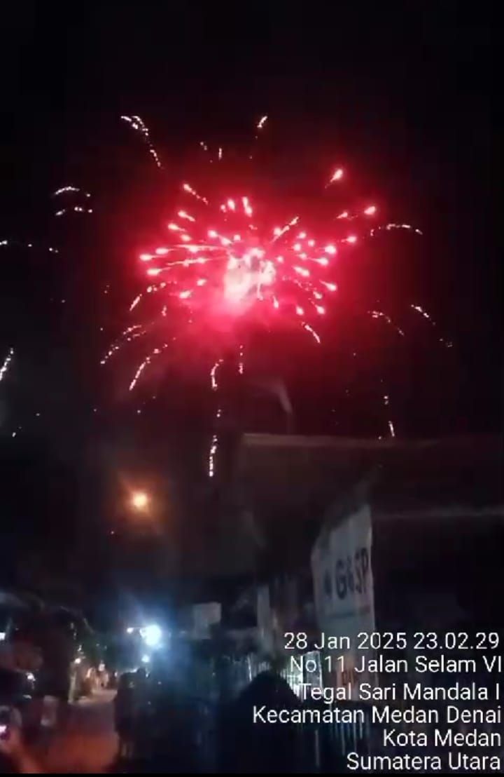 Sambut Tahun Baru Imlek, Bakopam Gelar Syukuran dan Pesta Kembang Api