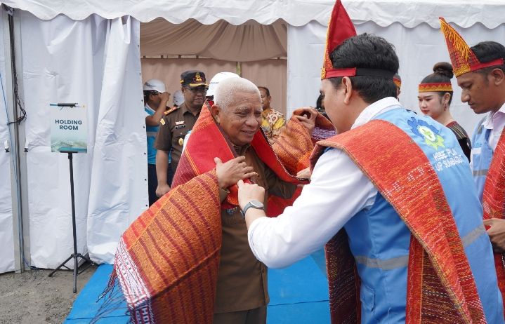 Bupati dan Forkopimda Hadiri Peresmian PLTA Asahan 3 Oleh Presiden RI