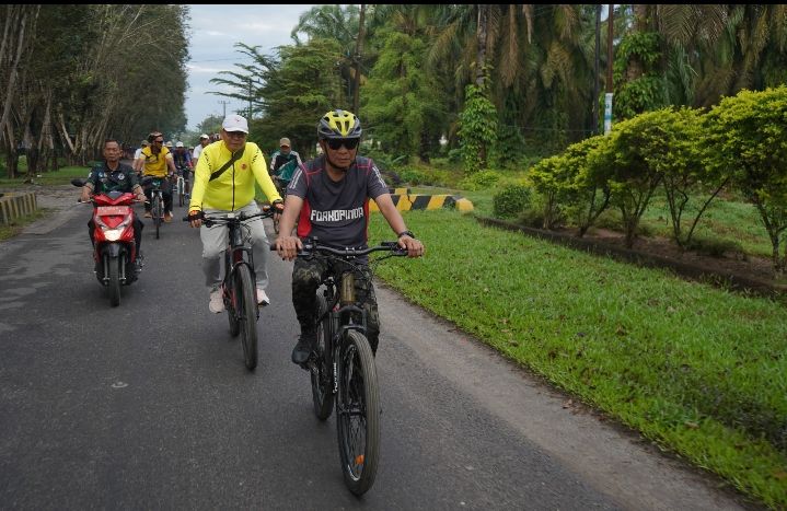 Bupati Asahan Gowes Bareng