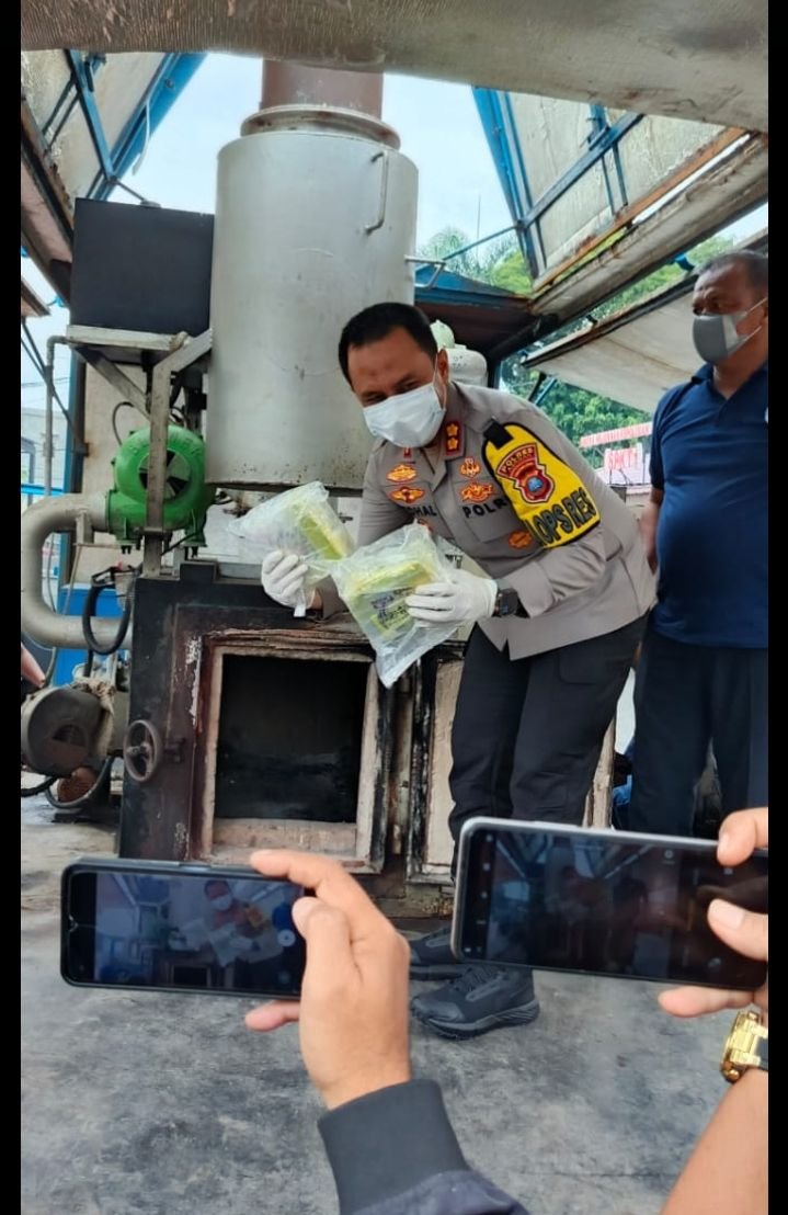 Pemusnahan 42,06 Kg Sabu Dan 85.000 Butir Pil Ekstasi Dipimpin langsung Kapolres Asahan