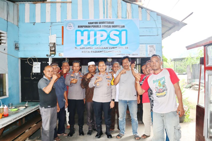 Kapolres Padangsidimpuan bersama Himpunan Penjala Sungai Indonesia Bahas Pengelolaan Sungai yang Berkelanjutan