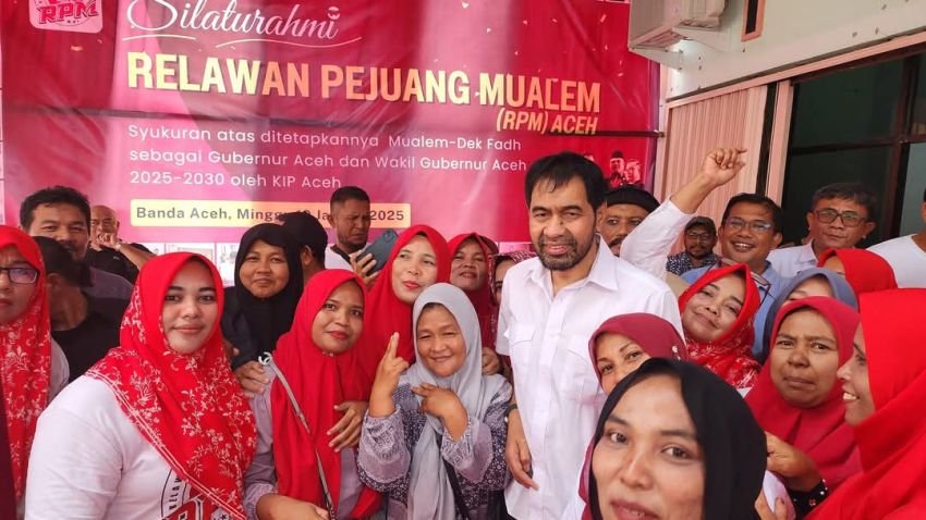 Mualem Hadiri Syukuran Relawan Pejuang Mualem Aceh, Bahas Pembangunan dan Solusi Masalah Perkuburan