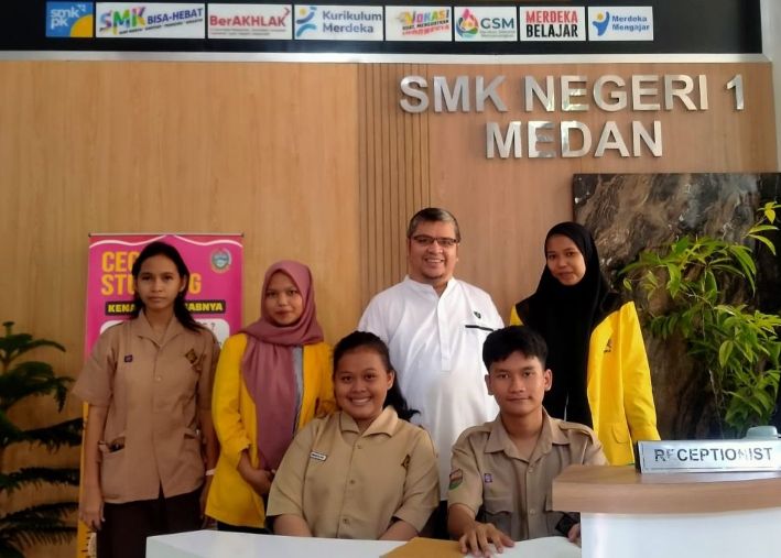 Program MBKM UNPAB Jadikan Mahasiswa Sebagai Asisten Mengajar di SMKN 1 Medan