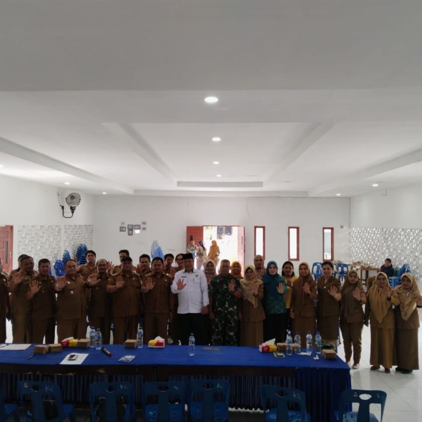 Polresta Deli Serdang Polsek Biru Biru Hadiri Rembuk Stunting di Kecamatan Biru Biru, Tahun 2025
