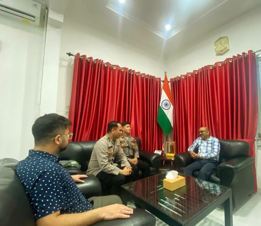 Konsulat India Apresiasi Kapolrestabes Medan atas Pengamanan Hari Republik India ke-76 di Medan