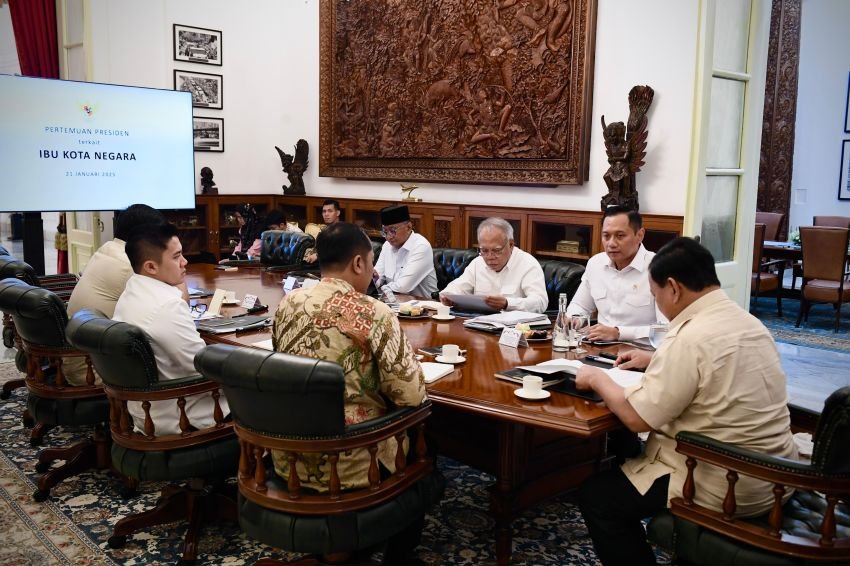 Presiden Prabowo Pimpin Rapat Bahas Percepatan Pembangunan IKN