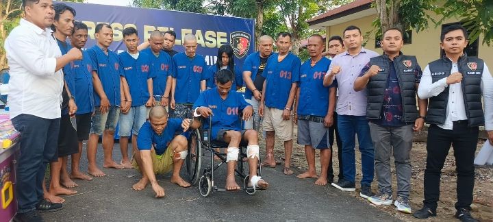 Kapolres Asahan Paparkan 12 Kasus Dalam Pers Rilies Digelar Satreskrim Polres Asahan