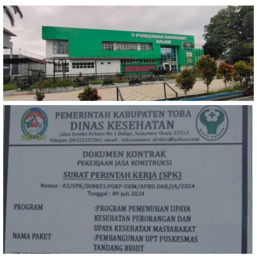 Penambahan Waktu Pembangunan UPT Puskesmas Tandang Buhit Balige Akibat Kahar