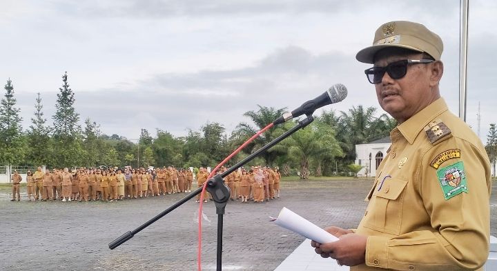 ASN Pemkab Simalungun Gelar Apel Gabungan