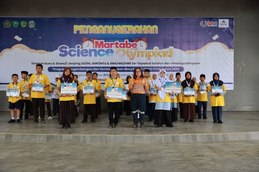 PT Agincourt Resources dan POSI, Kolaborasi dalam Tingkatkan Kualitas Pendidikan Lewat Martabe Science Olimpiade 2024
