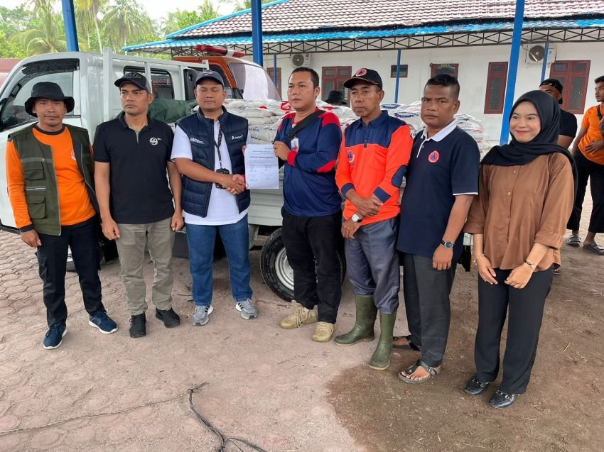 PT Inalum Salurkan 500 Karung Beras untuk Korban Banjir di Batu Bara