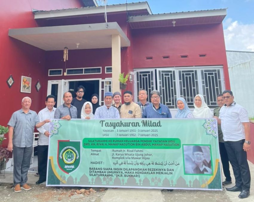 Rangkaian Milad UISU, PY Dan Rektorat Silaturrahmi Ke Keluarga Pendiri