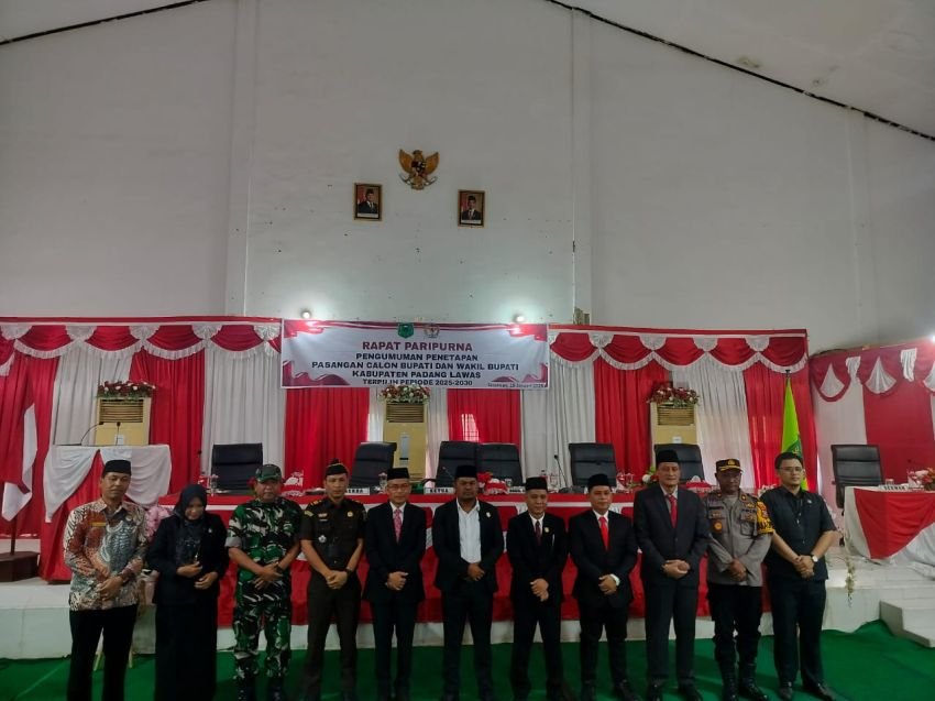 Polres Palas Hadiri dan Amankan Rapat Paripurna Penetapan Paslon terpilih Pilkada 2024,Kompol Sugianto : Berjalan aman dan Lancar.