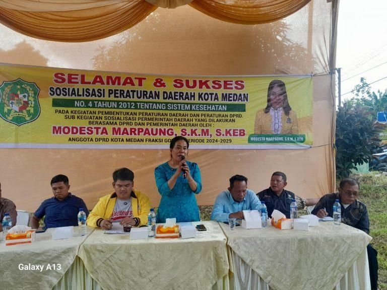 Modesta Marpaung SKM Dorong Pemko Medan Terus Lakukan Peningkatan SDM Tenaga Medis