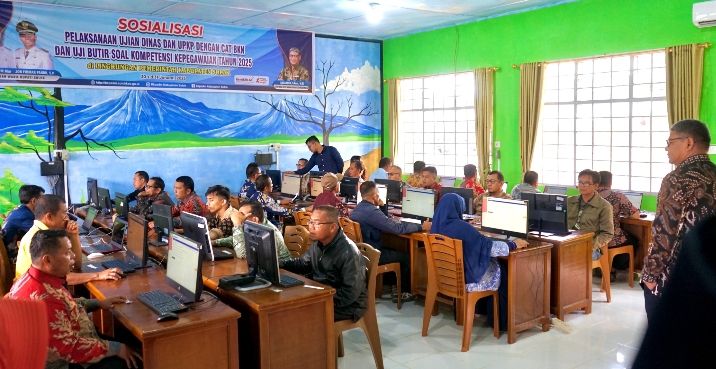Sosialisasi Uji Butir Soal Tes Kompetensi Kepegawaian Tahun 2025 Di Lingkup Pemerintah Kabupaten Solok